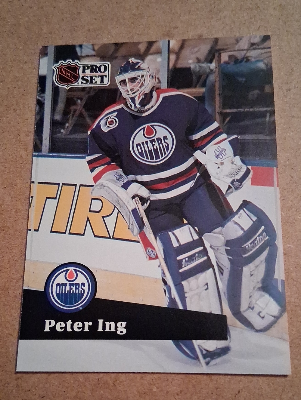 Edmonton Oilers/Toronto Maple Leafs NHL Hockey Goalie Trading Cards